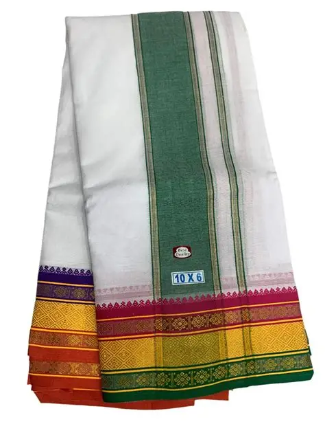 Dhoti with Uparna Set